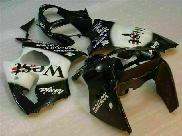 Preto West Ninja Carenagem Moto Kawasaki ZX6R 03-04 Preto West Ninja Carenagem Moto Kawasaki ZX6R 03-04