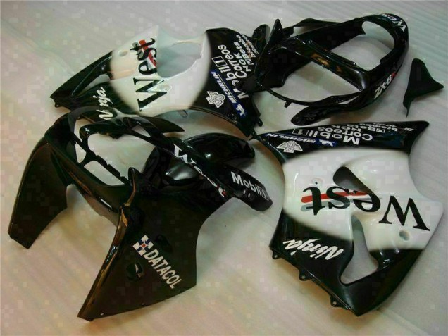 Preto West Ninja Carenagem Moto Kawasaki ZX6R 03-04 Preto West Ninja Carenagem Moto Kawasaki ZX6R 03-04