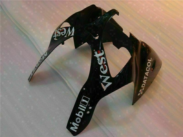 Preto West Ninja Carenagem Moto Kawasaki ZX6R 03-04 Preto West Ninja Carenagem Moto Kawasaki ZX6R 03-04