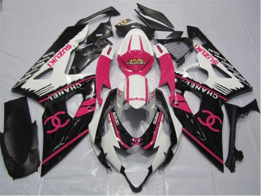 Rosa Chanel Carenagem Moto Suzuki GSXR 600 K6 06-07