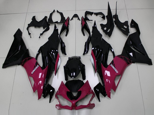 Rosa Preto Carenagem Moto Kawasaki ZX10R 03-05