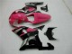 Rosa Preto Carenagem Moto Suzuki GSXR 600 / 750 K1 K2 K3 01-03