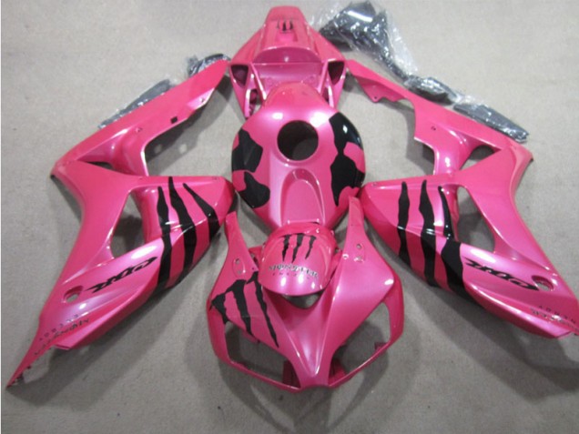 Rosa Preto Monster Carenagem Moto Honda CBR 1000RR 06-07 Rosa Preto Monster Carenagem Moto Honda CBR 1000RR 06-07