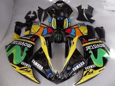 Rossi Movistar Carenagem Moto Yamaha R1 12-14