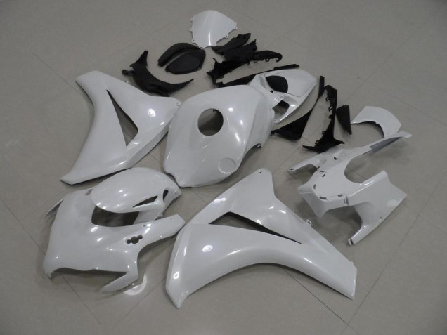 Totalmente Branco Pérola Carenagem Moto Honda CBR 1000RR 08-11 Totalmente Branco Pérola Carenagem Moto Honda CBR 1000RR 08-11