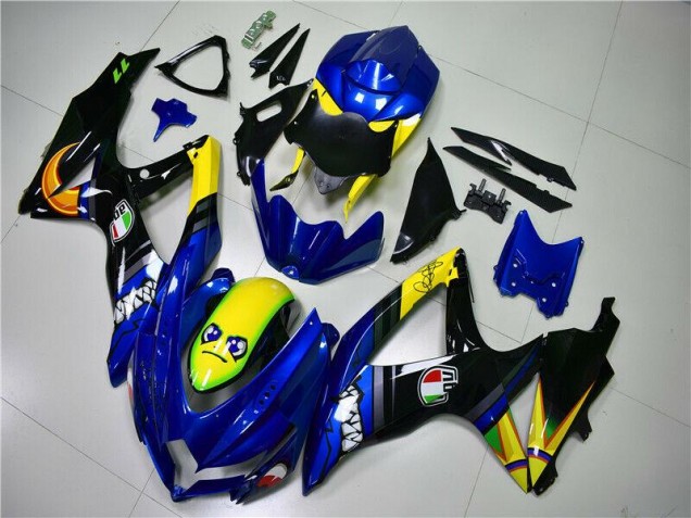 Tubarão Carenagem Moto Suzuki GSXR 600 / 750 K8 08-10 Tubarão Carenagem Moto Suzuki GSXR 600 / 750 K8 08-10