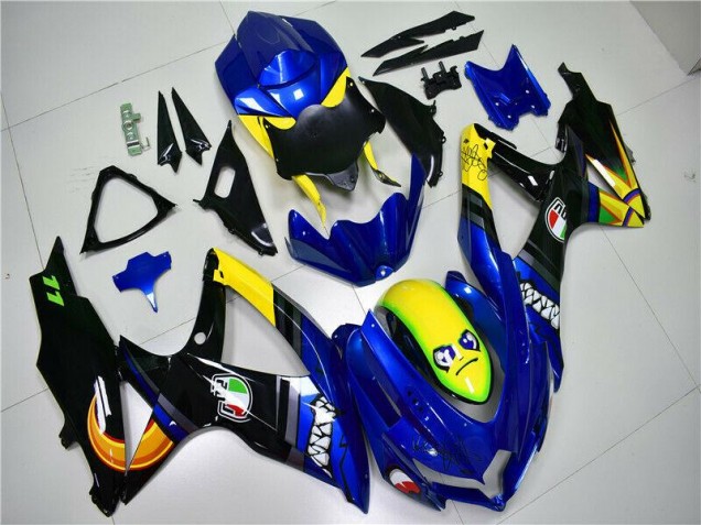 Tubarão Carenagem Moto Suzuki GSXR 600 / 750 K8 08-10 Tubarão Carenagem Moto Suzuki GSXR 600 / 750 K8 08-10