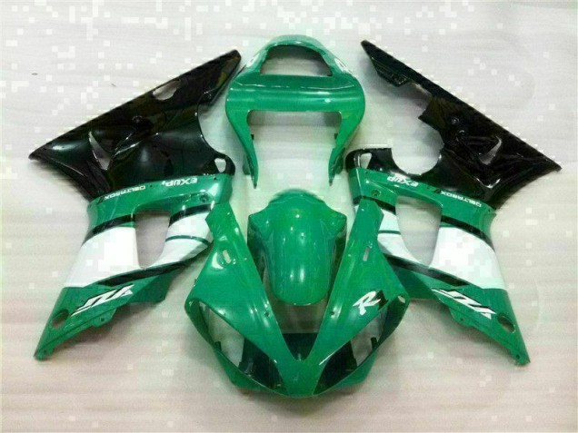 Verde Abs Kits Completos Carenagem Moto Yamaha R1 00-01 Verde Abs Kits Completos Carenagem Moto Yamaha R1 00-01