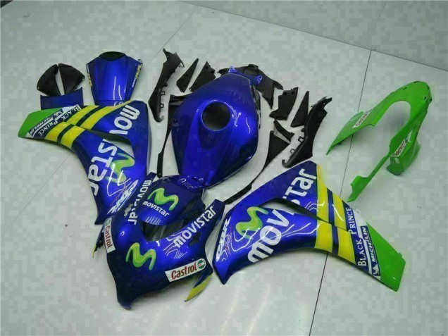 Verde Azul Carenagem Moto Honda CBR 1000RR 08-11