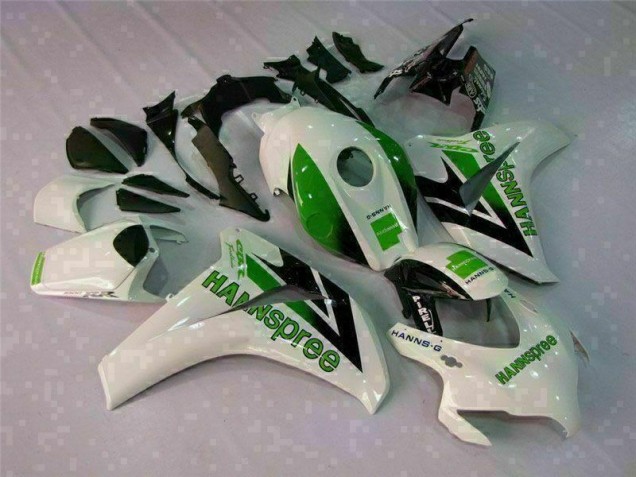 Verde Branco Carenagem Moto Honda CBR 1000RR 08-11 Verde Branco Carenagem Moto Honda CBR 1000RR 08-11