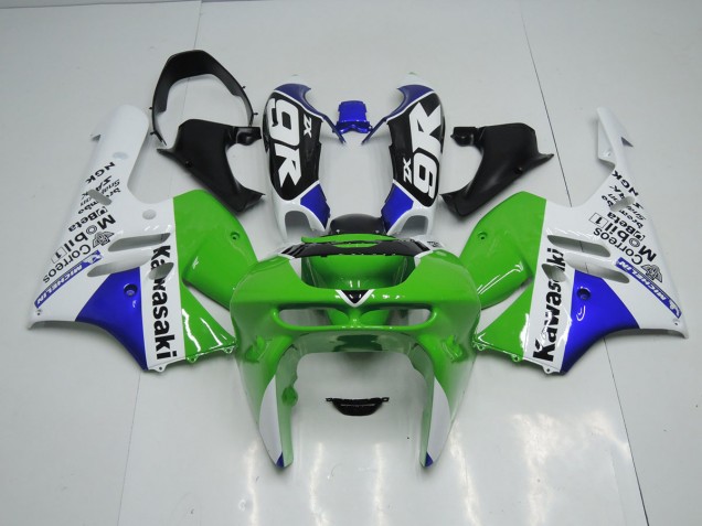 Verde Branco Carenagem Moto Kawasaki ZX9R 94-97