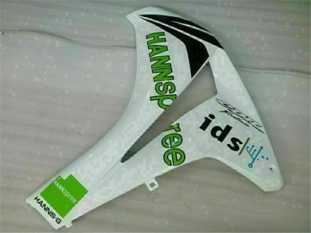 Verde Branco Kits Completo Carenagem Moto Honda CBR 1000RR 08-11