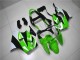 Verde Branco Preto Carenagem Moto Kawasaki ZX6R 00-02 Verde Branco Preto Carenagem Moto Kawasaki ZX6R 00-02