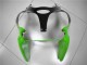 Verde Branco Preto Carenagem Moto Kawasaki ZX6R 00-02 Verde Branco Preto Carenagem Moto Kawasaki ZX6R 00-02