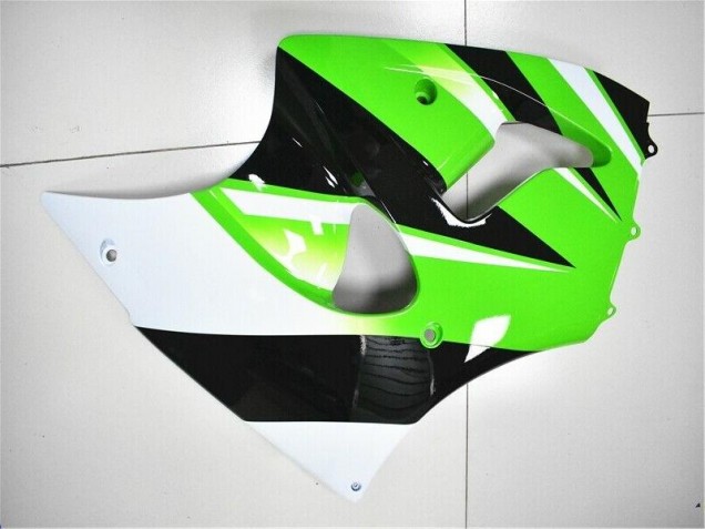 Verde Branco Preto Carenagem Moto Kawasaki ZX6R 00-02 Verde Branco Preto Carenagem Moto Kawasaki ZX6R 00-02