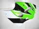 Verde Branco Preto Carenagem Moto Kawasaki ZX6R 00-02 Verde Branco Preto Carenagem Moto Kawasaki ZX6R 00-02