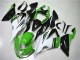 Verde Branco Preto Carenagem Moto Kawasaki ZX6R 13-18 Verde Branco Preto Carenagem Moto Kawasaki ZX6R 13-18
