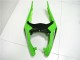 Verde Branco Preto Carenagem Moto Kawasaki ZX6R 13-18 Verde Branco Preto Carenagem Moto Kawasaki ZX6R 13-18