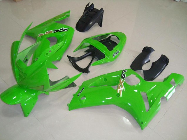 Verde Carenagem & Plástico Moto Kawasaki ZX6R 03-04 Verde Carenagem & Plástico Moto Kawasaki ZX6R 03-04