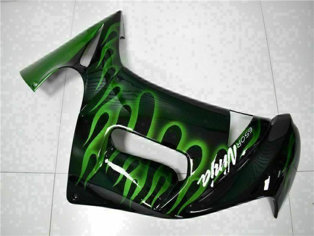 Verde Chama Carenagem Moto Kawasaki EX650 06-08 Verde Chama Carenagem Moto Kawasaki EX650 06-08