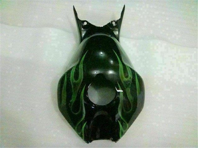 Verde Chama Preto Carenagem Moto Honda CBR 1000RR 06-07 Verde Chama Preto Carenagem Moto Honda CBR 1000RR 06-07