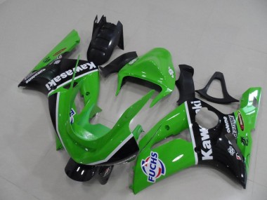 Verde Fuchs Carenagem Moto Kawasaki ZX6R 03-04