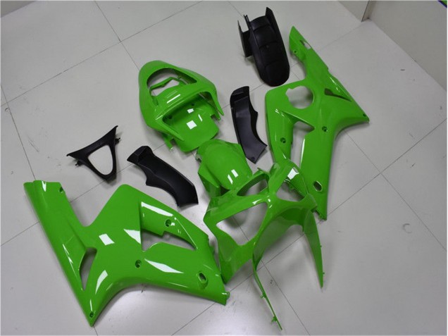 Verde Kit Carenagem Moto Kawasaki ZX6R 03-04 Verde Kit Carenagem Moto Kawasaki ZX6R 03-04