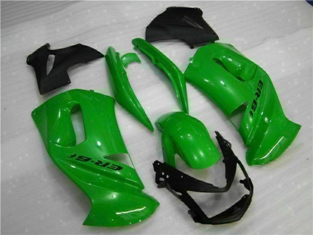 Verde Kits Carenagem Moto Kawasaki EX650 06-08 Verde Kits Carenagem Moto Kawasaki EX650 06-08