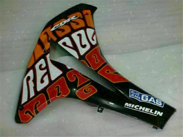 Verde Laranja Carenagem Moto Honda CBR 1000RR 08-11 Verde Laranja Carenagem Moto Honda CBR 1000RR 08-11