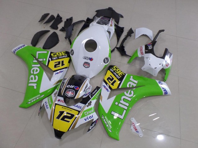 Verde Linear 12 Carenagem Moto Honda CBR 1000RR 08-11 Verde Linear 12 Carenagem Moto Honda CBR 1000RR 08-11