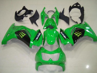 Verde Monster Carenagem Moto Kawasaki ZX 250R 08-12