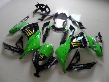Verde Monster Carenagem Moto Kawasaki ZX 300R 13-16
