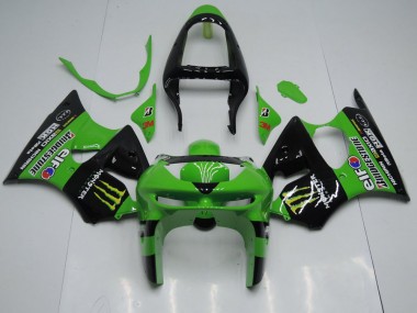 Verde Monster Carenagem Moto Kawasaki ZX6R 00-02