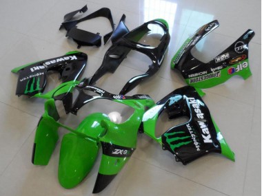 Verde Monster Carenagem Moto Kawasaki ZX9R 00-01