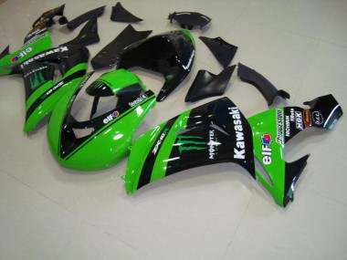 Verde Monster Corrida Carenagem Moto Kawasaki ZX10R 06-07