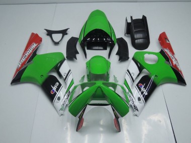 Verde Motocard Carenagem Moto Kawasaki ZX6R 03-04