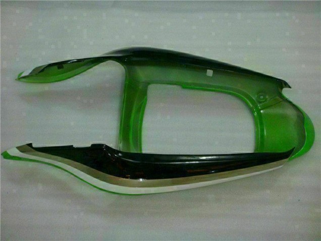 Verde Preto Abs Carenagem Moto Kawasaki ZX6R 00-02 Verde Preto Abs Carenagem Moto Kawasaki ZX6R 00-02