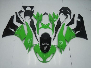 Verde Preto Abs Kit Completos Carenagem Moto Kawasaki ZX6R 09-12