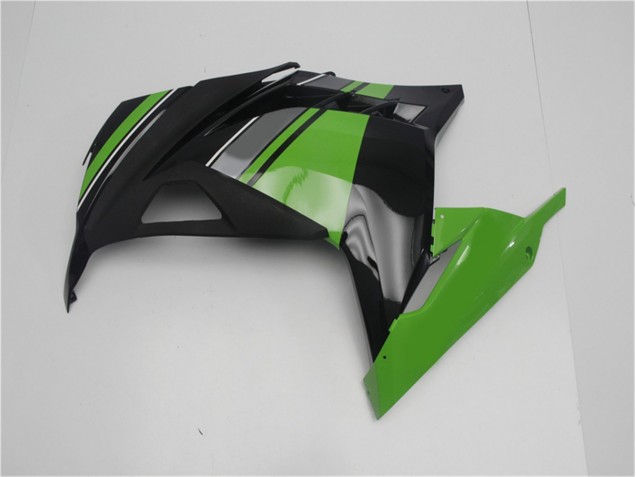 Verde Preto Abs Moto Plásticos Kawasaki EX300 13-16 Verde Preto Abs Moto Plásticos Kawasaki EX300 13-16