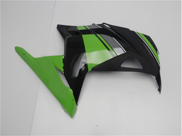 Verde Preto Abs Moto Plásticos Kawasaki EX300 13-16 Verde Preto Abs Moto Plásticos Kawasaki EX300 13-16