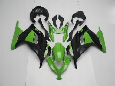 Verde Preto Abs Moto Plásticos Kawasaki EX300 13-16
