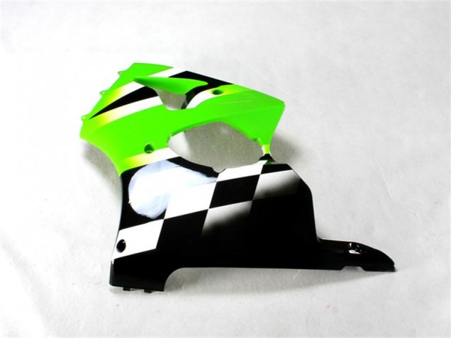Verde Preto Branco Abs Kits Carenagem Moto Kawasaki ZX6R 00-02