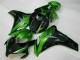 Verde Preto Carenagem Moto Honda CBR 1000RR 08-11 Verde Preto Carenagem Moto Honda CBR 1000RR 08-11
