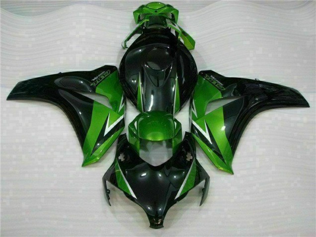 Verde Preto Carenagem Moto Honda CBR 1000RR 08-11 Verde Preto Carenagem Moto Honda CBR 1000RR 08-11