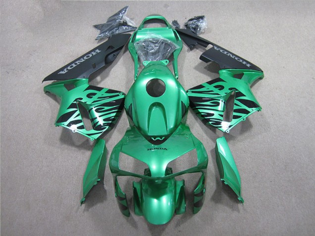 Verde Preto Carenagem Moto Honda CBR 600RR 05-06