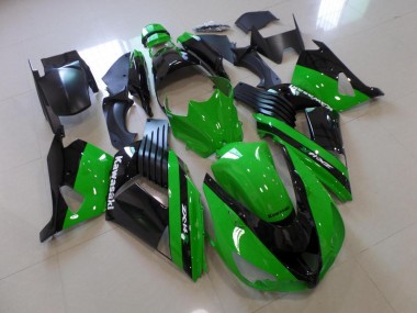 Verde & Preto Carenagem Moto Kawasaki ZX14R ZZR 1400 06-11