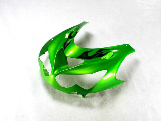 Verde Preto Carenagem Moto Kawasaki ZX14R ZZR 1400 12-21 Verde Preto Carenagem Moto Kawasaki ZX14R ZZR 1400 12-21
