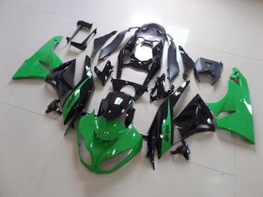 Verde & Preto Carenagem Moto Kawasaki ZX6R 09-12