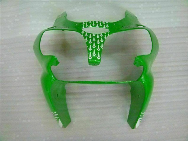 Verde Preto Carenagem Moto & Plástico Moto Kawasaki ZX6R 00-02 Verde Preto Carenagem Moto & Plástico Moto Kawasaki ZX6R 00-02