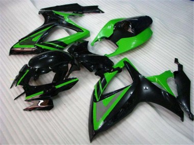 Verde Preto Carenagem Moto Suzuki GSXR 600 / 750 K8 08-10